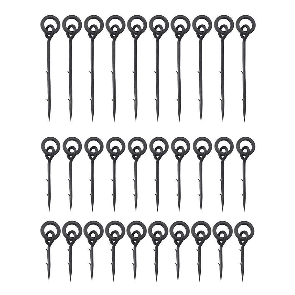 10x Bait Spike Hook Bait Sting Boilies Hair Rig Carp Fishing Tackle (7mm)