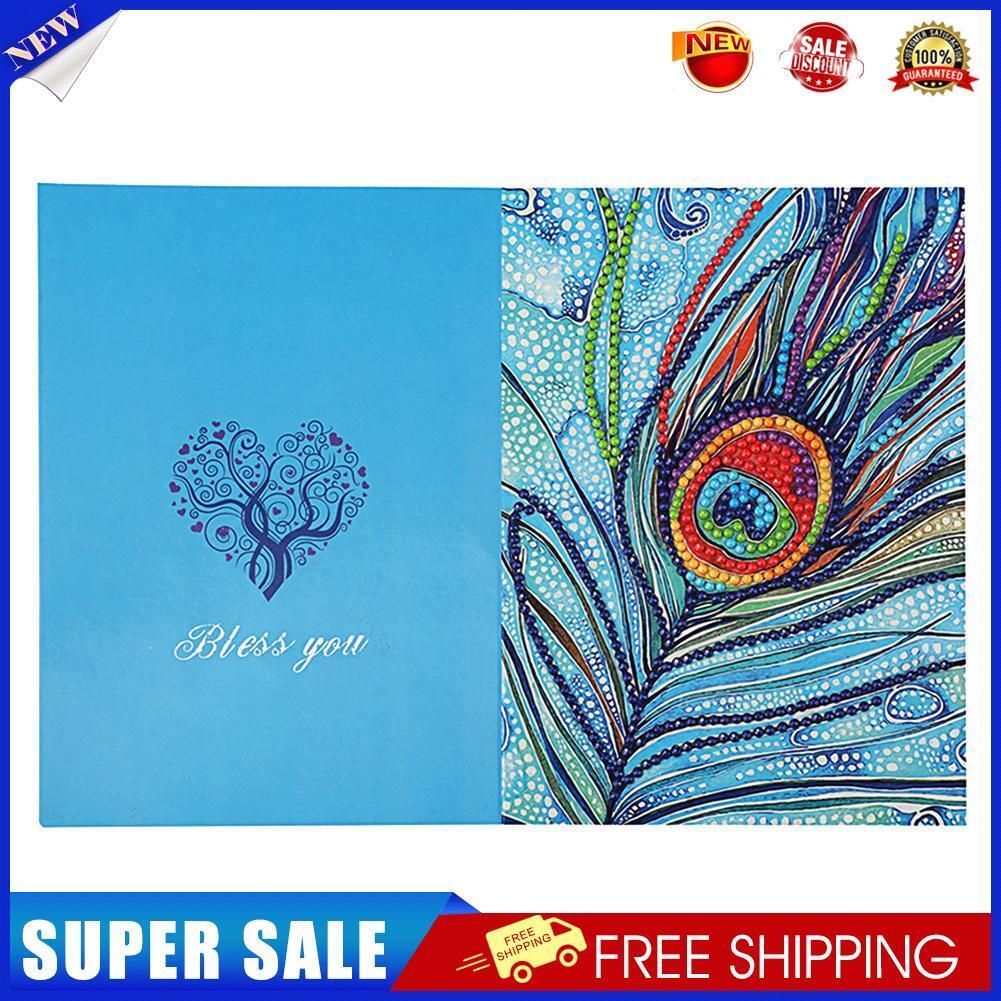 DIY Diamond Painting Greeting Card Flowers Birthday Valentine Blessing Gift