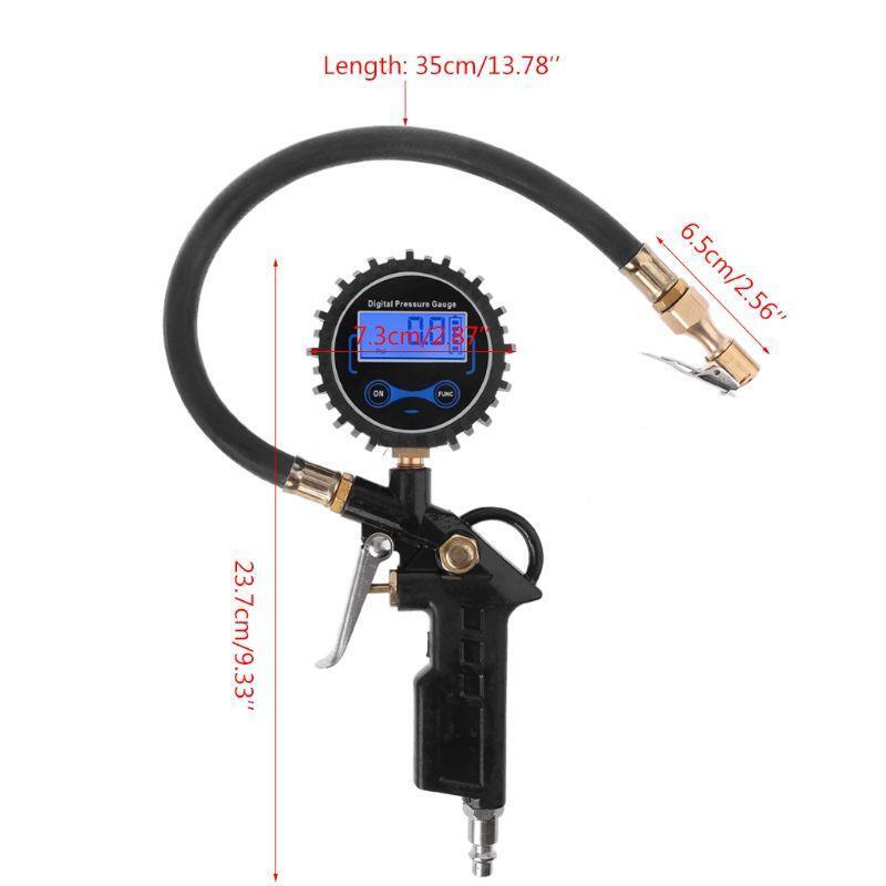 Digital Car Tyre Pressure Gauge LED Display High Precision Digital Tire Inflator