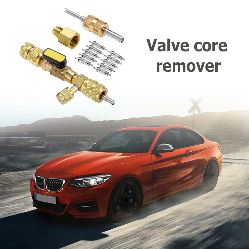 R410A R22 Valve Core Remover Installer Tool SAE 1/4 inch 5/16 inch for HVAC