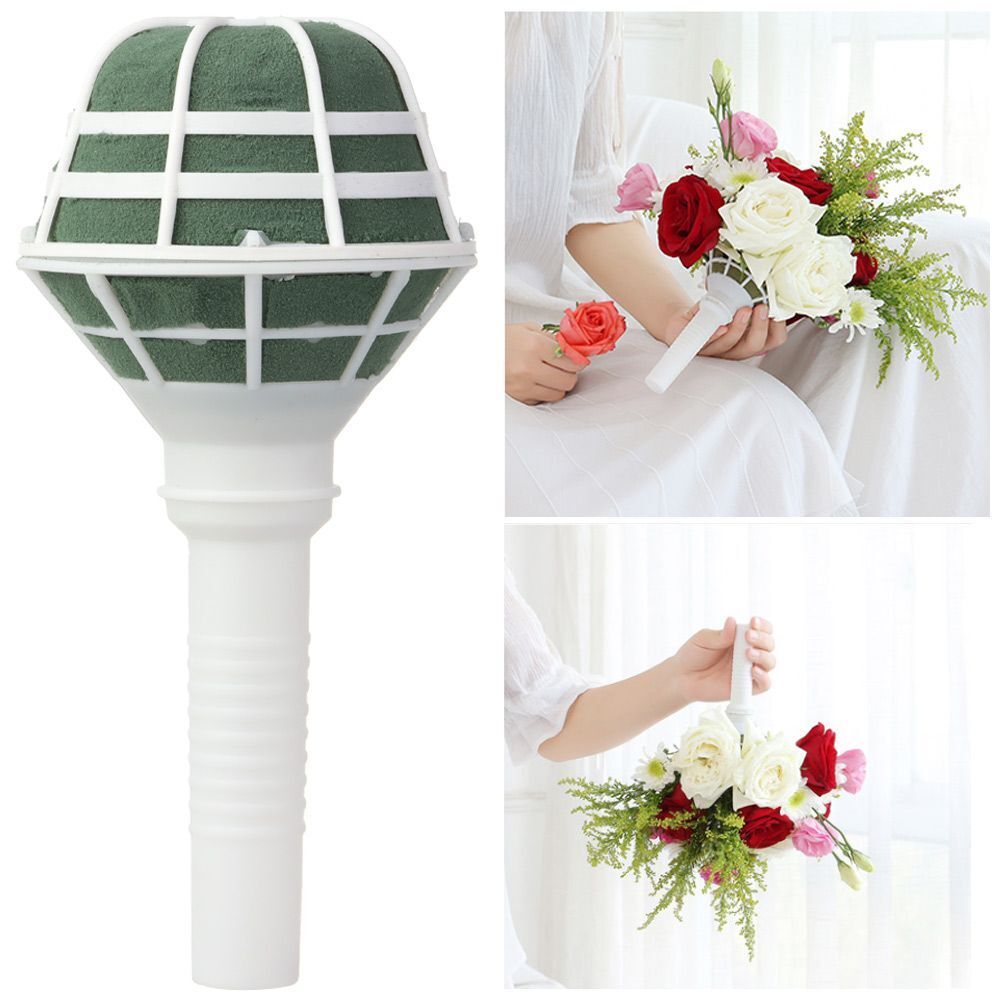 Floral Holder Decoration Bridal Bouquet Holder Floral Handle Wedding Bouquet