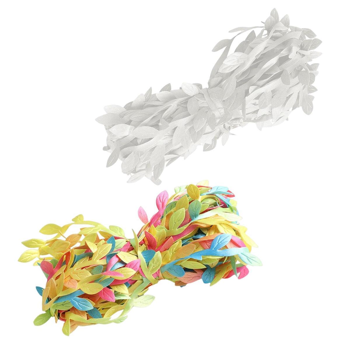 Leaf Ribbon Trims Ribbon Gift Wrapping Crafts for Decorations Accessories