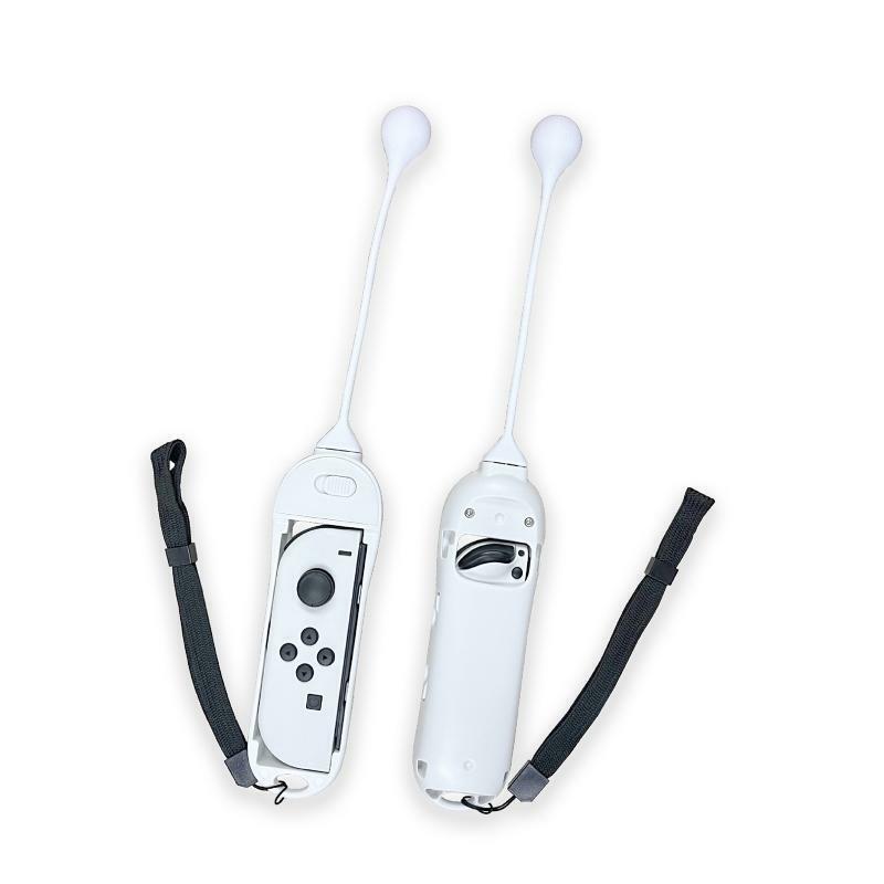 1 Pair Jump Rope Challeng Game Handle Skipping Rope for NS Switch/Switch OLED