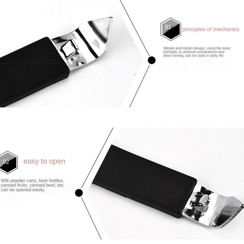 Stainless Steel Flat Bottle Opener For Refrigerator Can Opener Versatile Usages