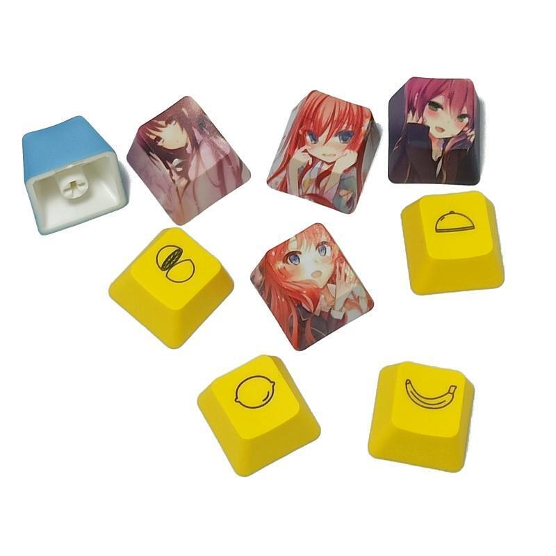 PBT OEM Profile Five-side Dye Sublimation Keycap 9 Key Accessory for Keyboard