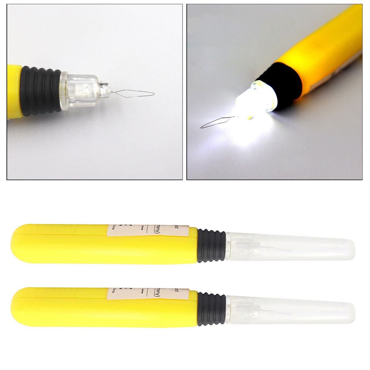 2Pack Needle Threader Lighted Threaders Sewing Tools for Knitting