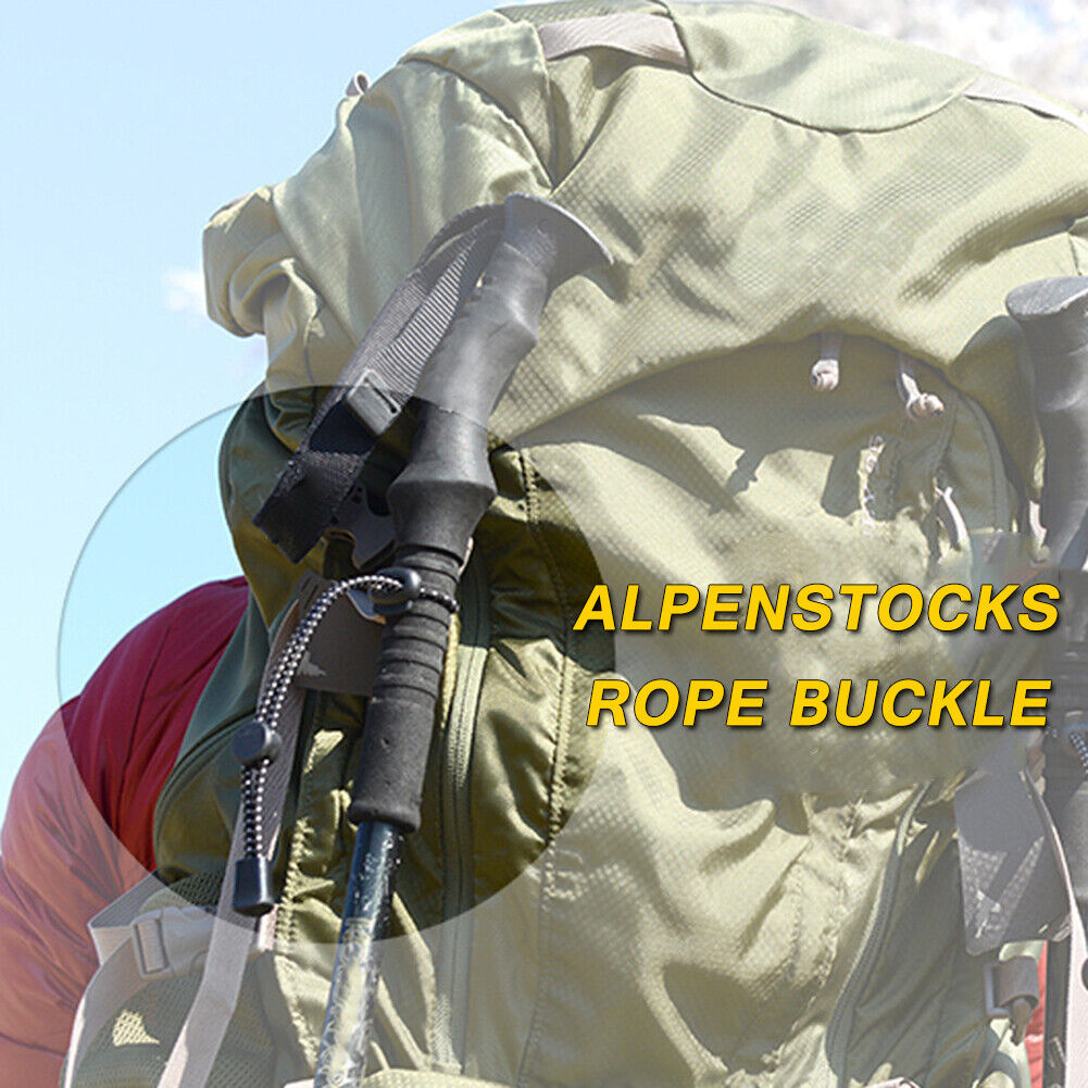 Backpack Walking Stick Elastic Rope Trekking Hiking Pole Fixing Tie Cord