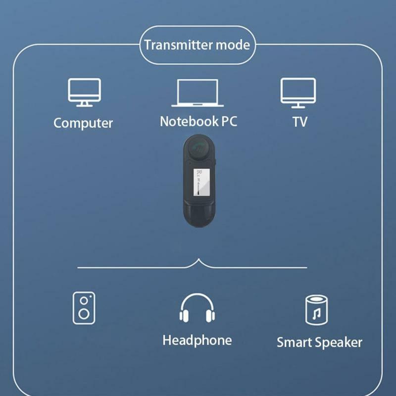 2in1 Wireless PC USB Micro Adapter Mini Bluetooth-compatible 5.1 AUX Transmitter