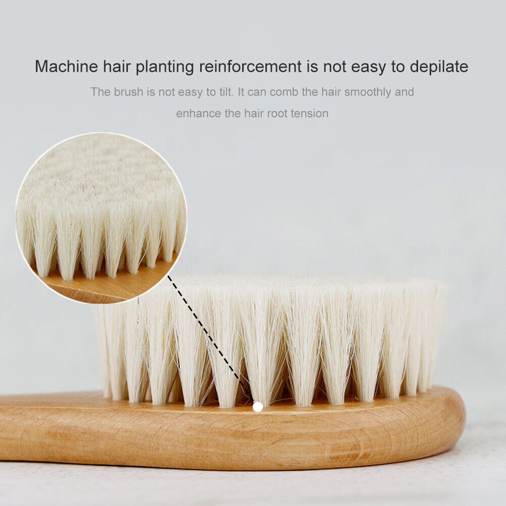 Baby Rubbing Artifact Wash Hair Beech Wool Brush Haircut Soft Cleaning