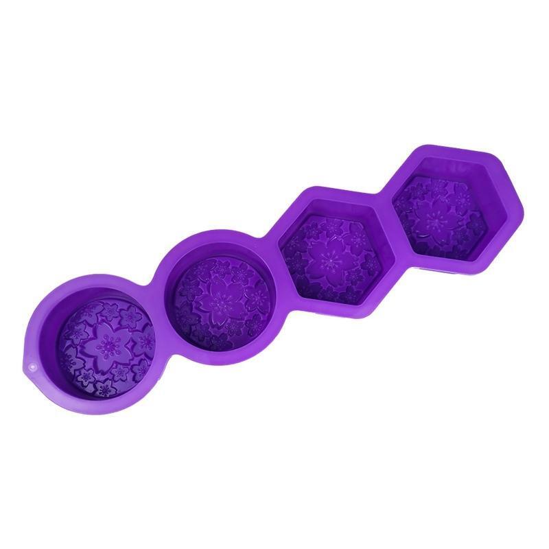 Silicone Soap Molds Exquisite Flower Shape Best Gift Ideas for Handemade Lover