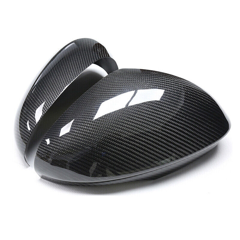 2x Carbon Fiber Style Side Mirror Cover Cap fit for Alfa Romeo Stelvio 17-20 New