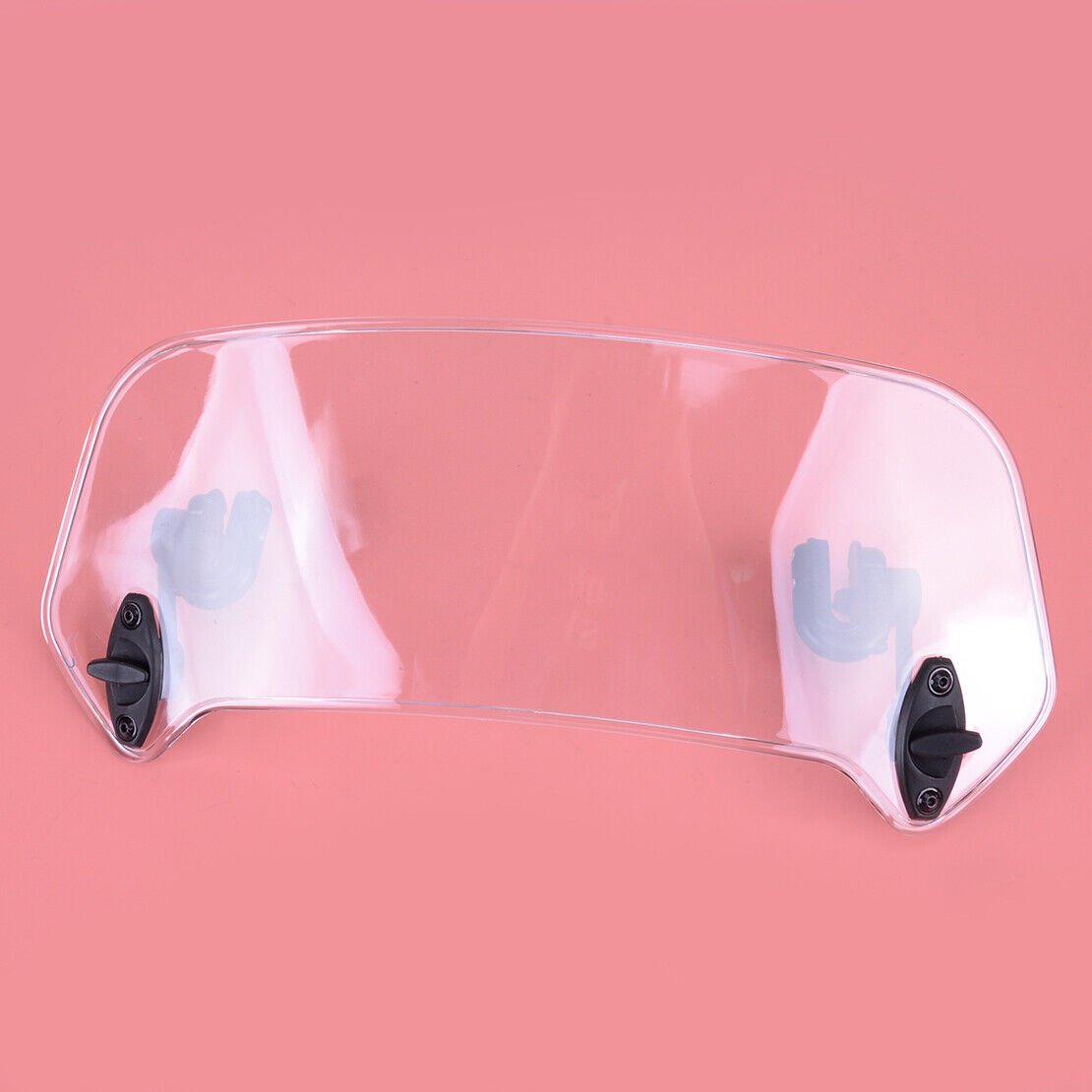 Adjustable Motorcycle Clip-On Windshield Extension Air Deflector fr Universal