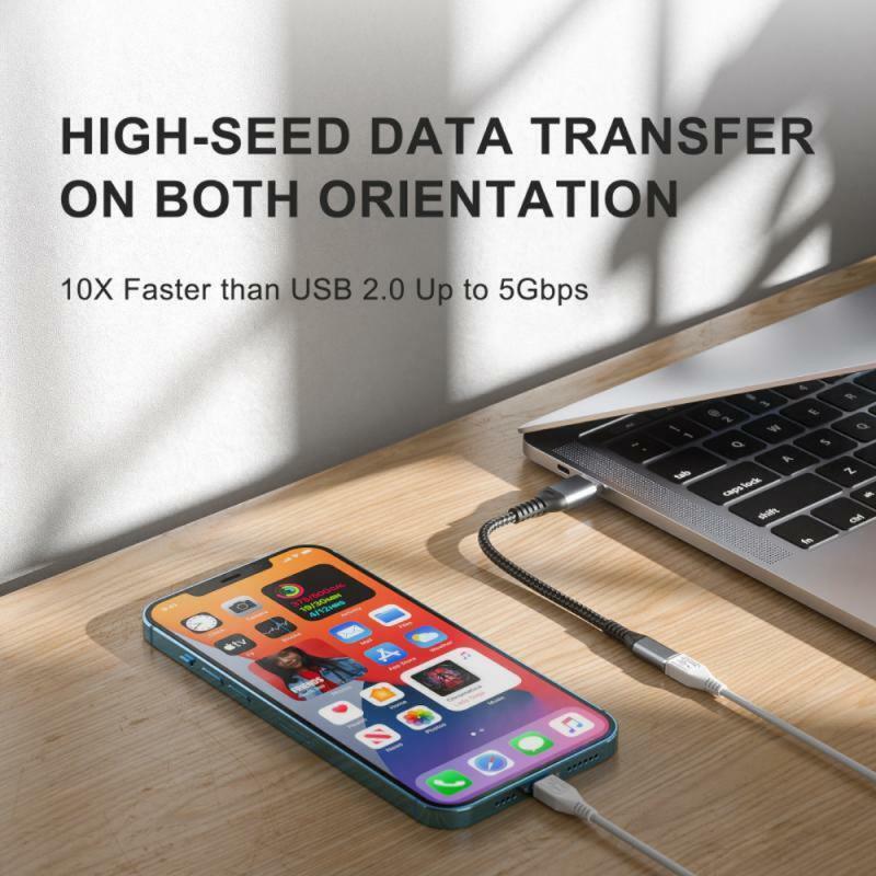 Durable Type-C/USB-C Female to USB3.0 Male Converter Cable for Cellphone Tablets