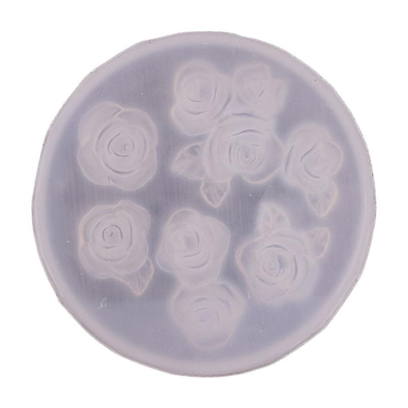 Rose Flower Silicone Molds Fondant Cake Decorating Tools Jewelry Casting Molds