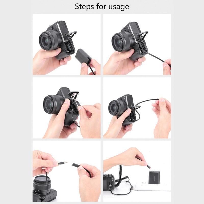 For 77D 200D 750D 760D 800D 850D M3 M5 M6 Camera LP-E17 Dummy Battery Replace