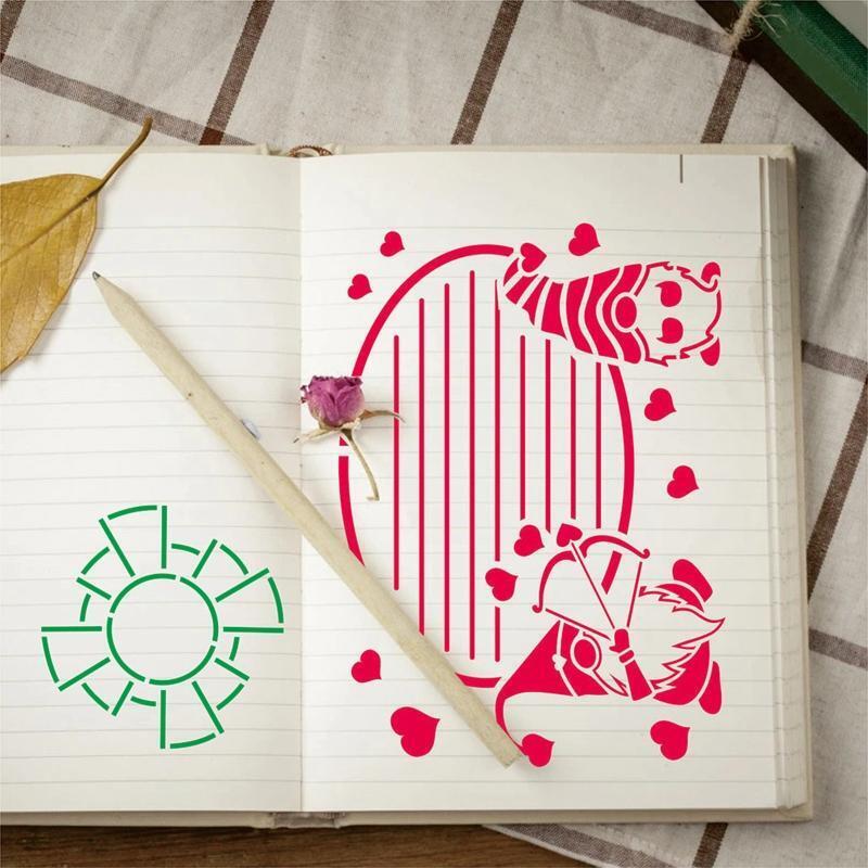 Ultimate Productivity Journal Stencil for Calendars Lists Letters Numbers 24PCS
