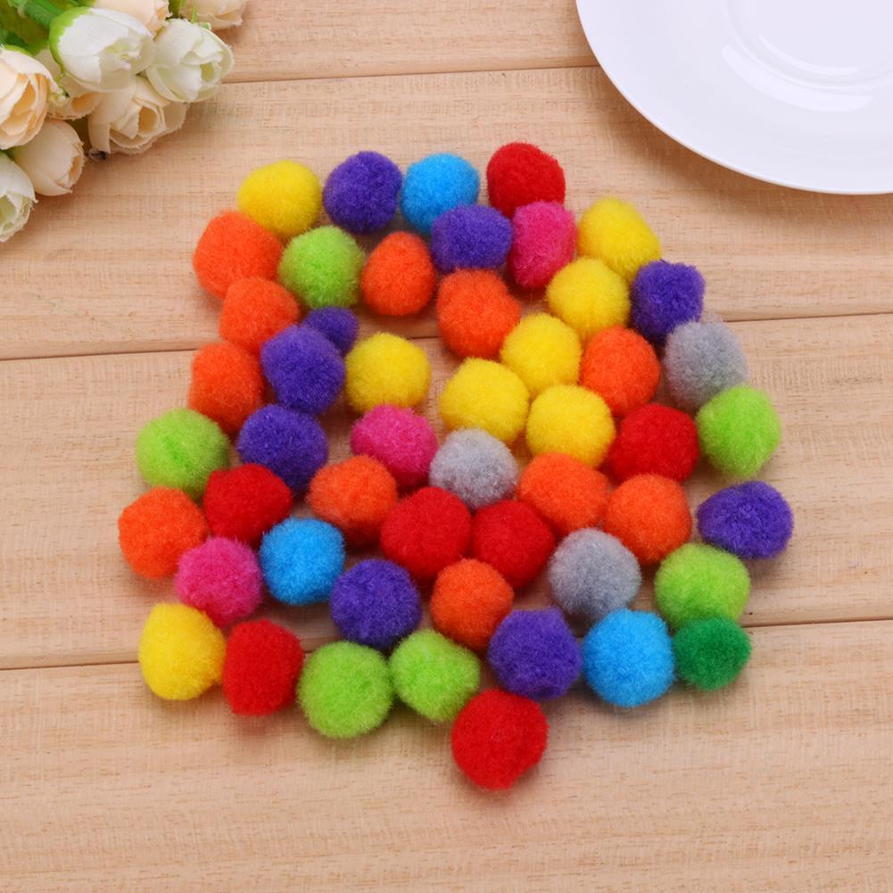 Fluffy Ball Pom Pom Ball Hair Ball Sewing Garland Craft(30mm/50pcs)