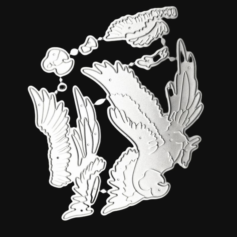 Eagle Metal Cutting Dies Stencil Scrapbooking DIY Album Stamp Paper Card