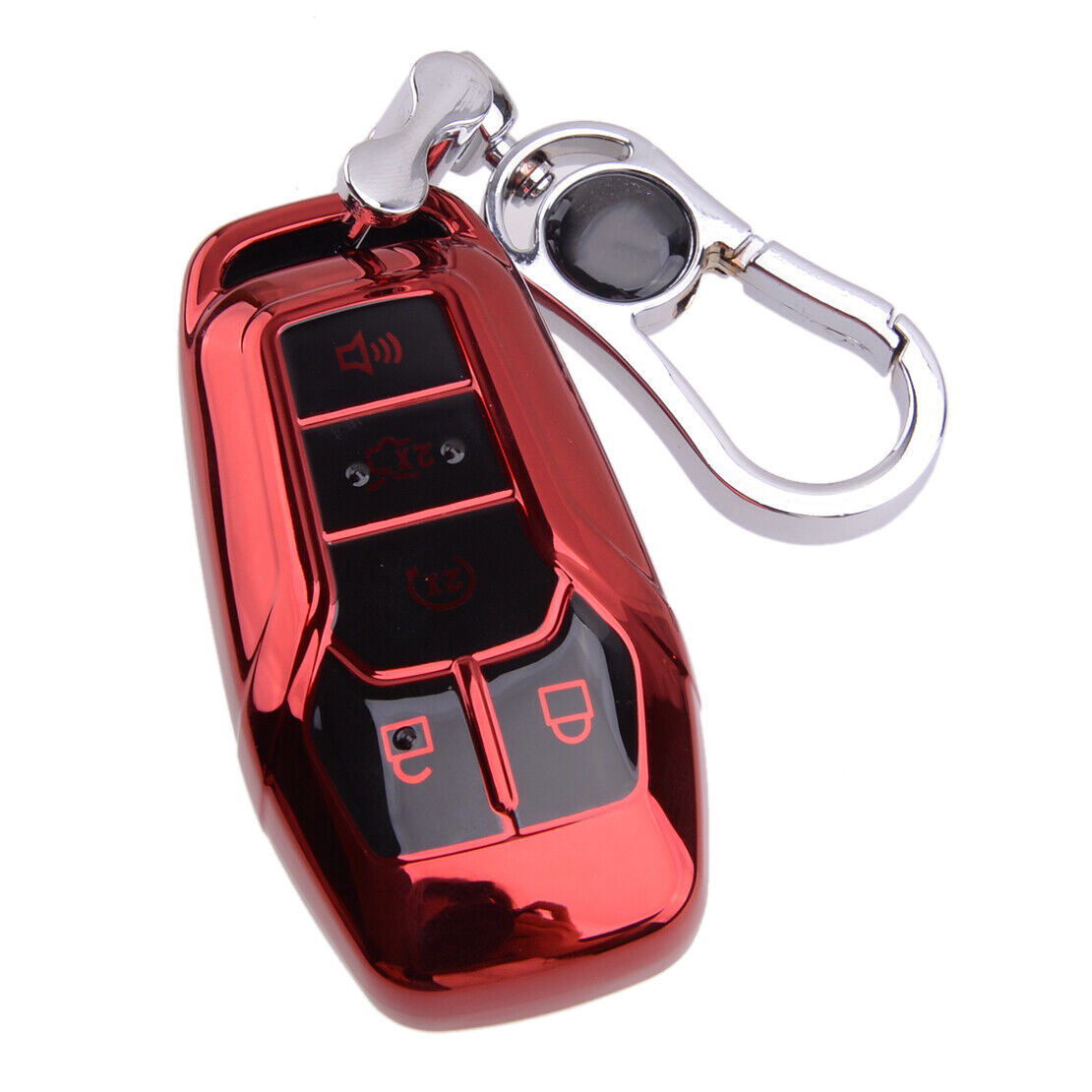 TPU Remote Key Fob Cover Case Bag Fit For Ford Fusion Explorer F-150 Mondeo