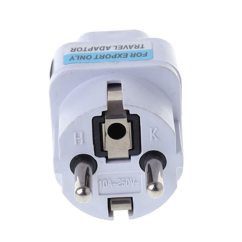Universal US AU UK to EU Socket Plug AC Power Travel Charger Adapter Converter