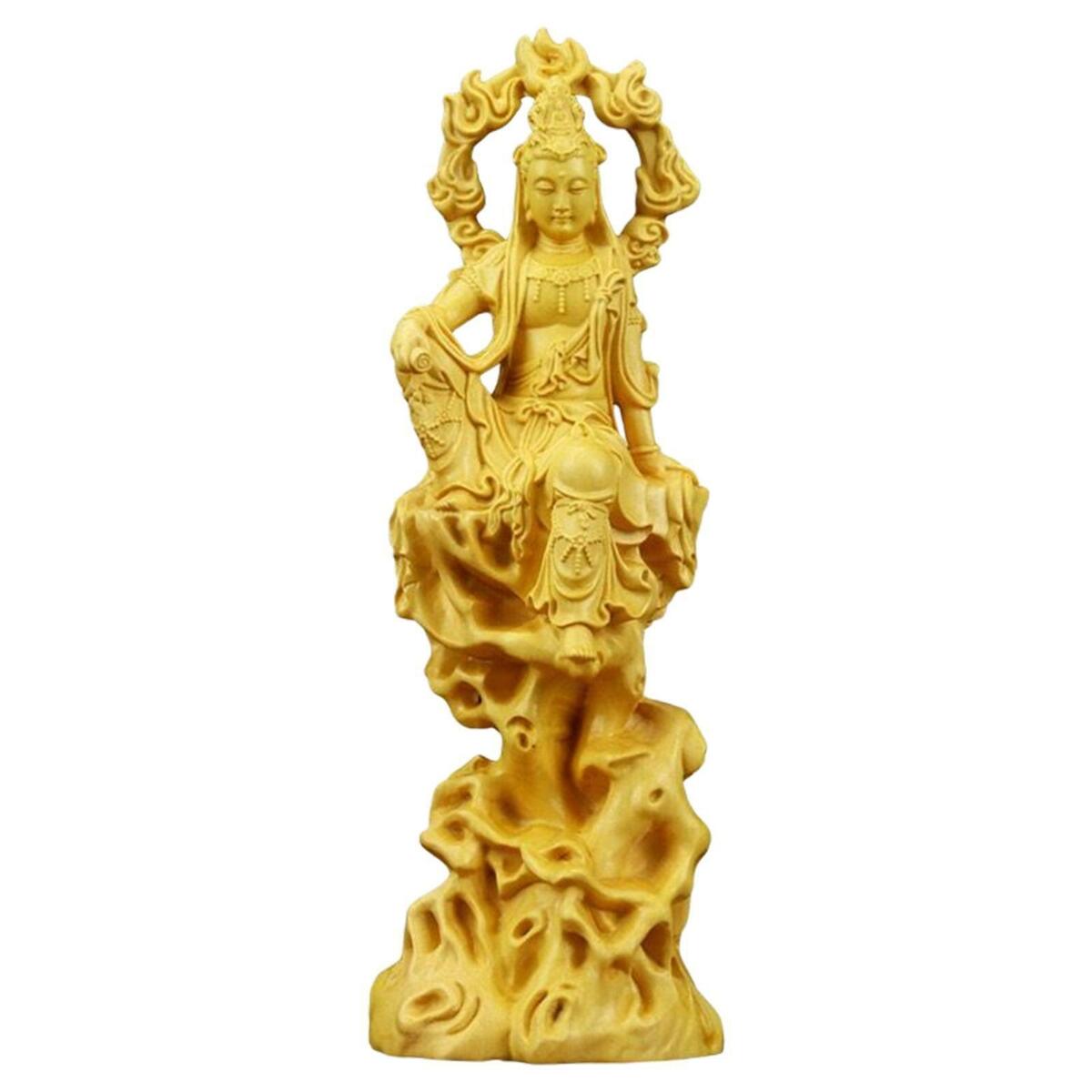 Guanyin Statue Enshrined Decor  Wall Sculpture  House