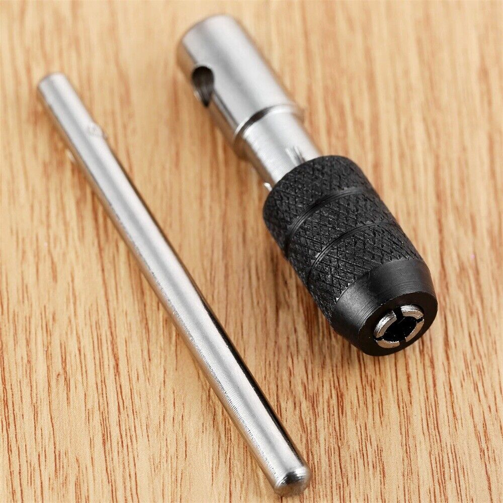 Portable Metric M3-M6 Thread Screw Tap Drill Bit Wrench Carpentry T-Handle Tool