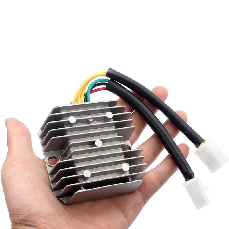 6 Wires Voltage Regulator Replacement for GY6 50 150CC 152QMI 157QMJ CH125