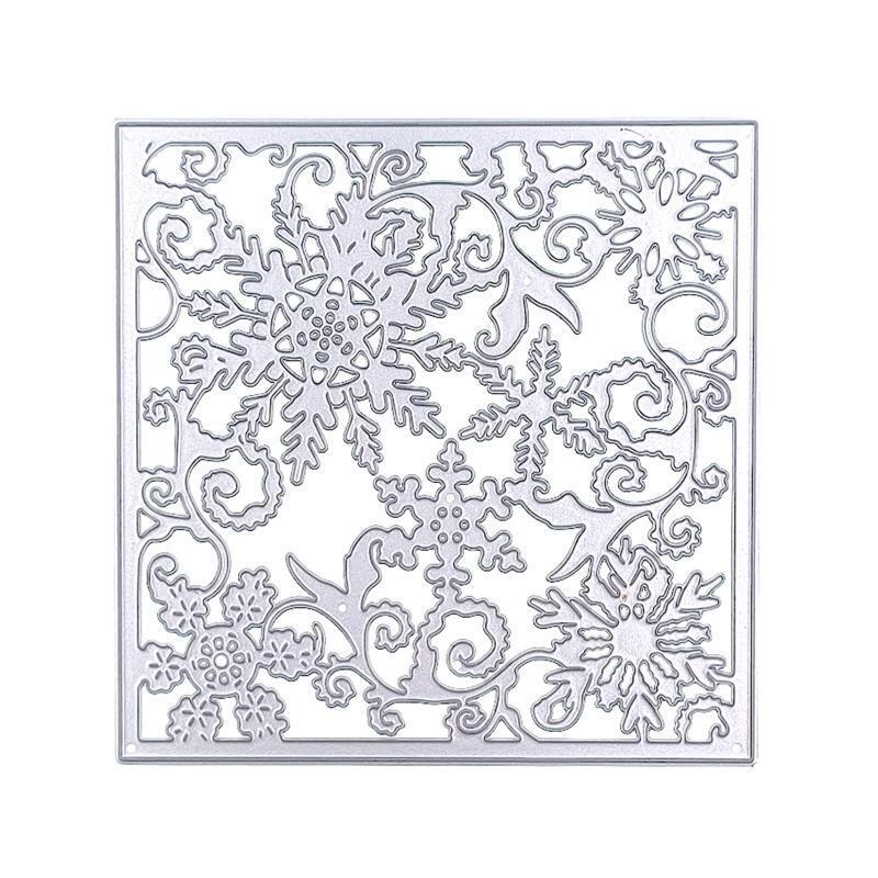 Snowflake Pattern Cutting Dies Embossing Stencil Template for DIY Paper Arts