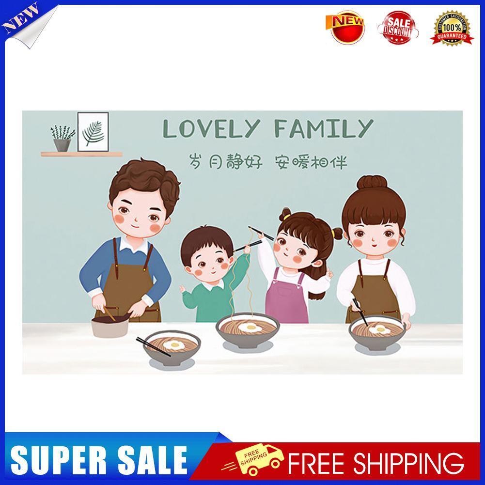11CT Stamp DIY Cross Stitch Needlework Home Decor (DX1103 Lovely Family)