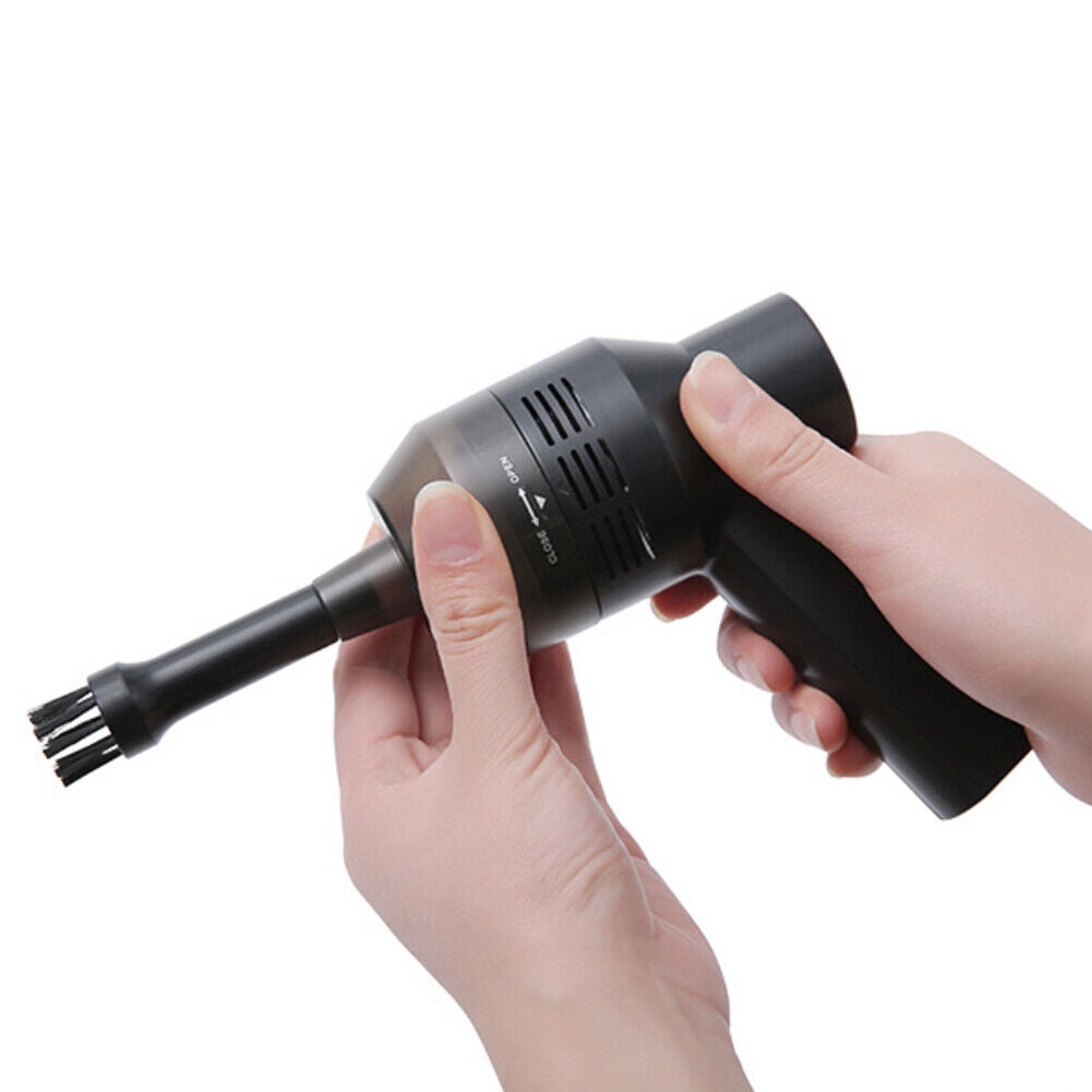 Mini Handheld Vacuum Cleaner Battery Powered PC Keyboard Car Dust Remover