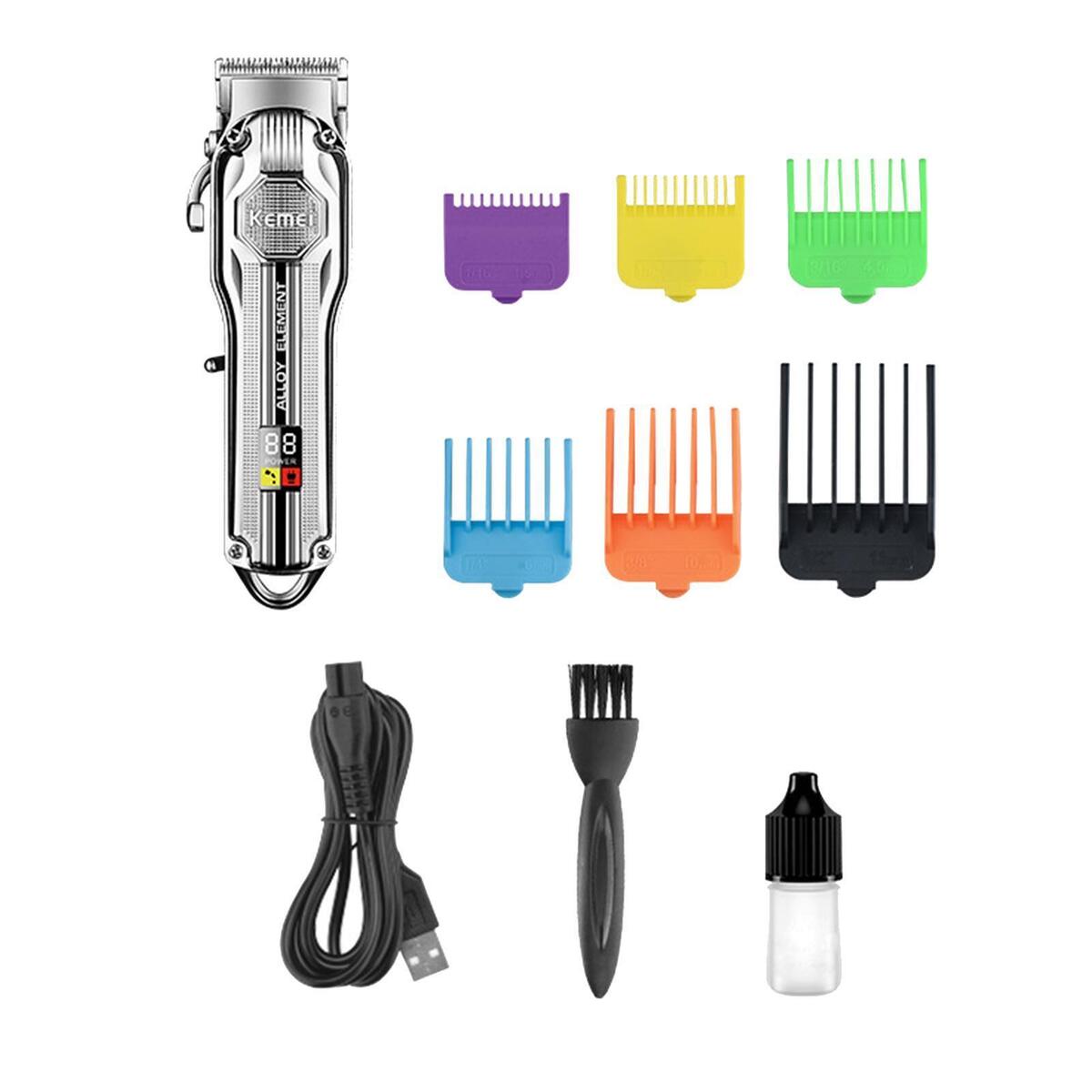 Upgraded Electric Hair Clippers LCD Digital Display Kit Hair Trimmer for Men