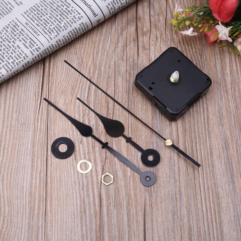 Quartz Wall Clock Movement Mechanism Motor Hands Battery Operated DIY Repair Kit