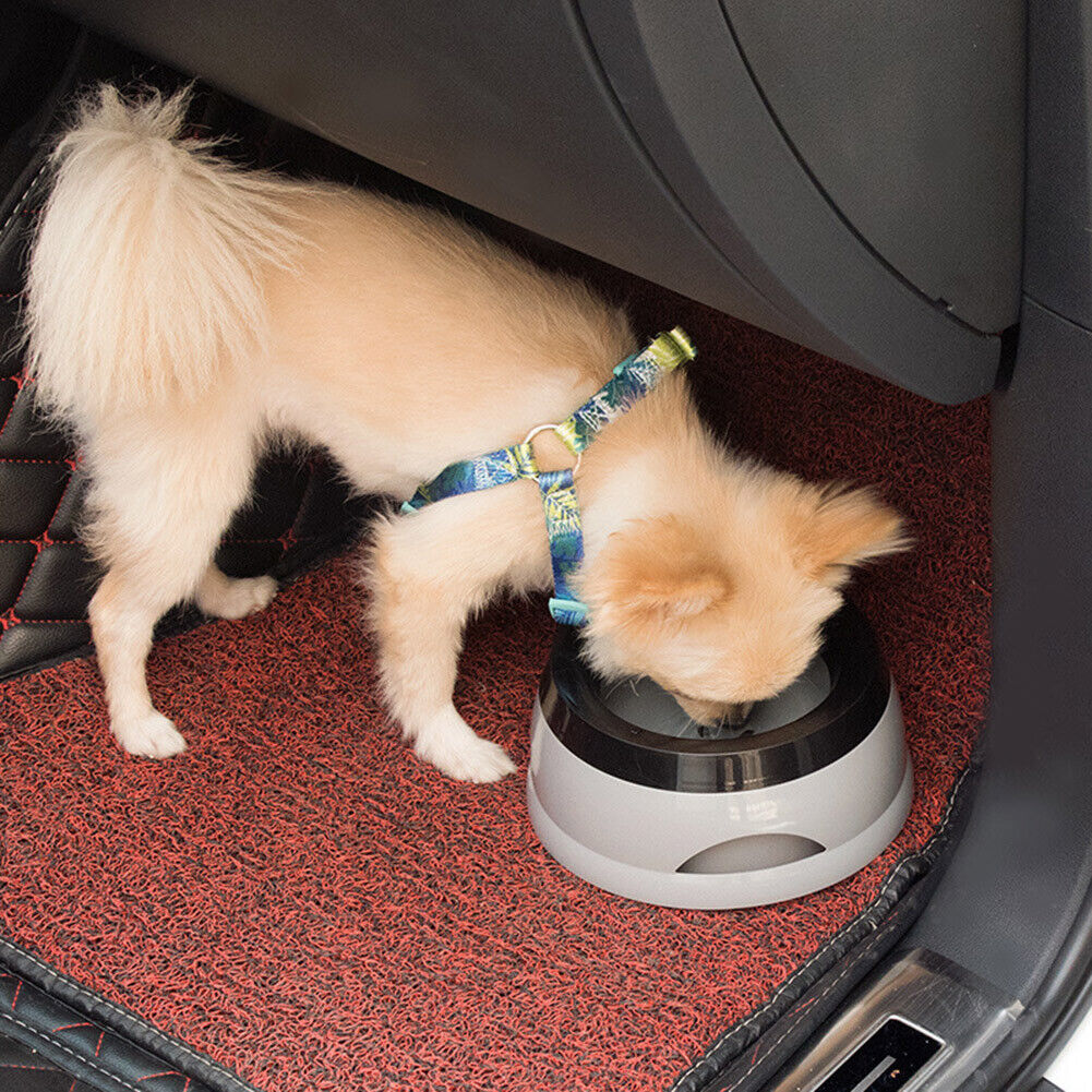 750ml Pet Dog Drinking Water Bowl Floating Cat Feeder Dispenser for Car