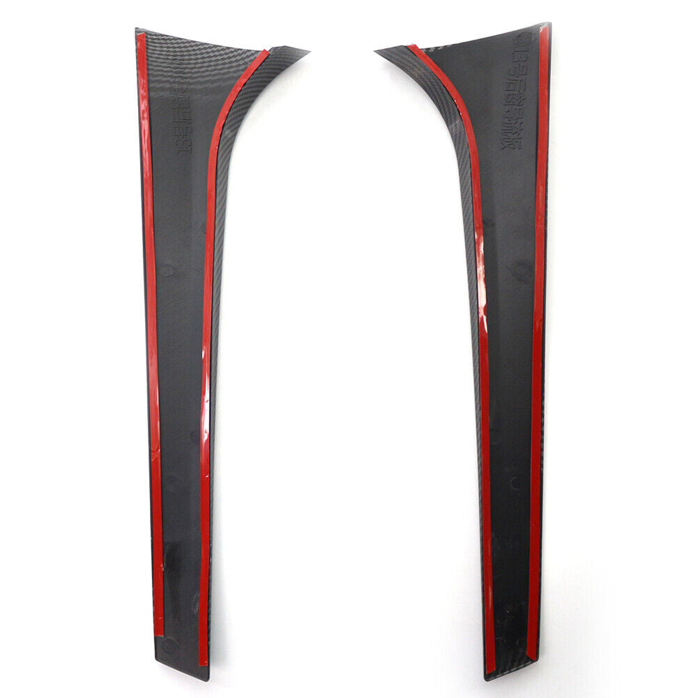 2pcs Rear Window Side Spoilers for Skoda Kodiaq 16-20 (Carbon Fibre Line)