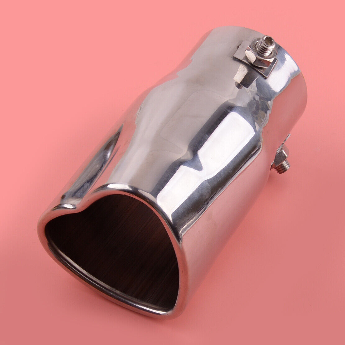 Heart Look Exhaust Tip Tail Inlet Stainless Steel Exhaust Muffler Tip Pipe