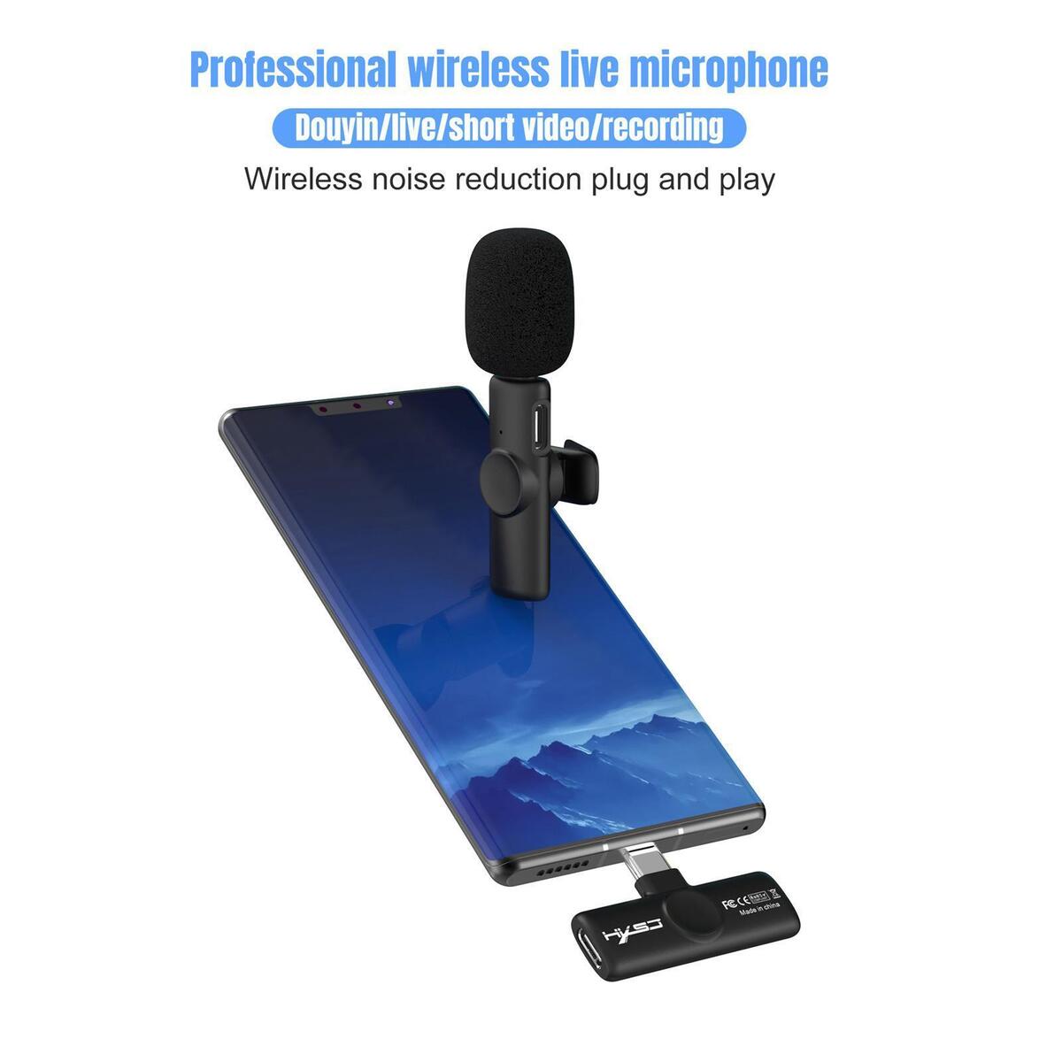 Wireless Lavalier Microphone  ? 2.4G Usb-C for Interview-Auto Sync Meeting