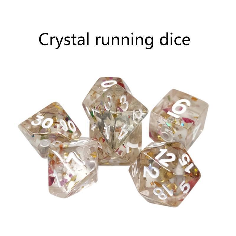 7pcs/set D20 Polyhedral DND Dice 20 Sided Dices Table Board Role Playing Game