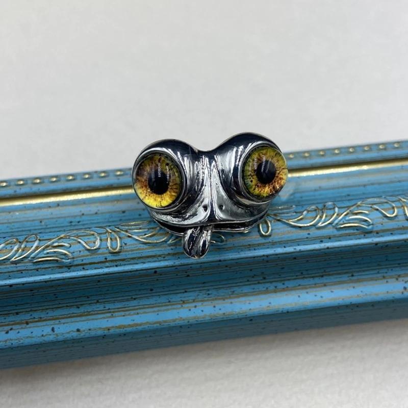 Frog Rings Personalized Open Adjustable Couples Rings Cute Animal Wedding Bands