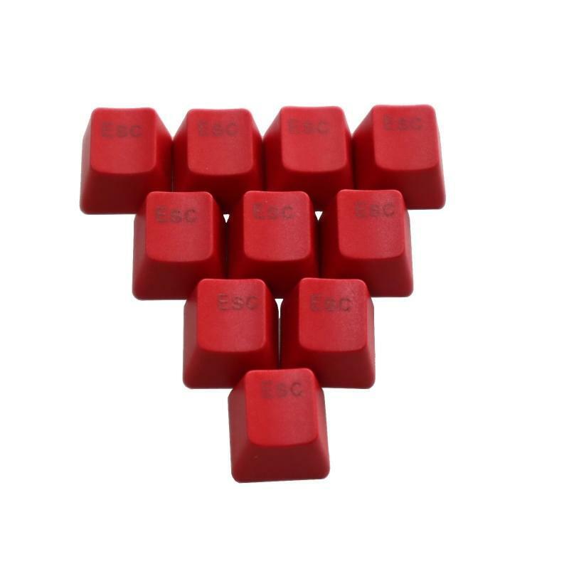 Red ESC Mechanical Keyboard Keycap PBT Personality R4 Keycap Light Transmission