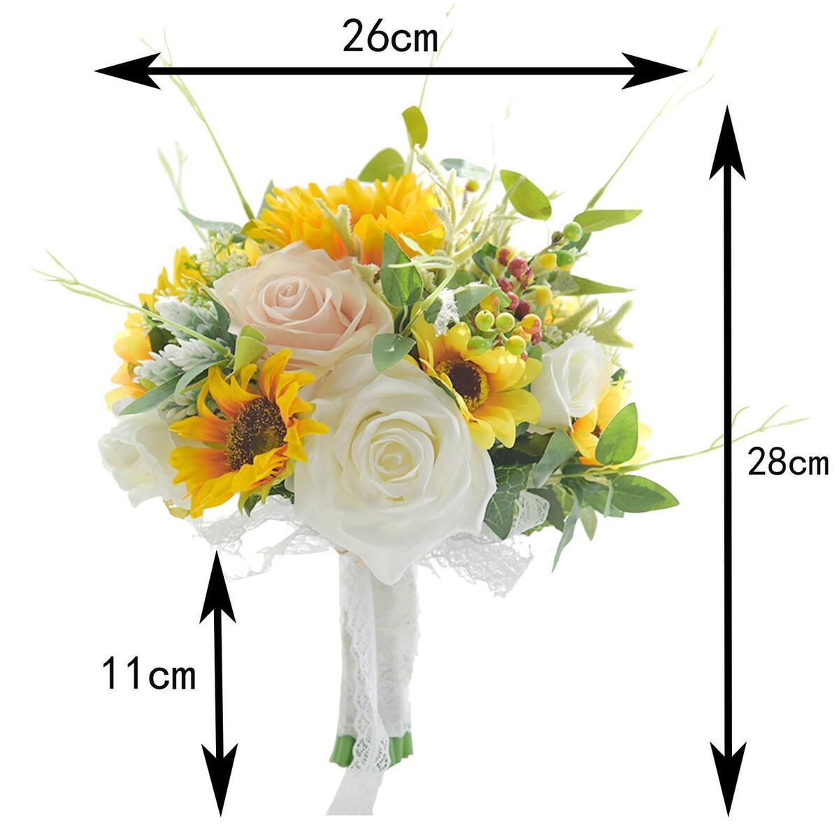 Bridal Bouquet Rose Bridesmaid Holding Flower for Bridesmaid Ceremony Church