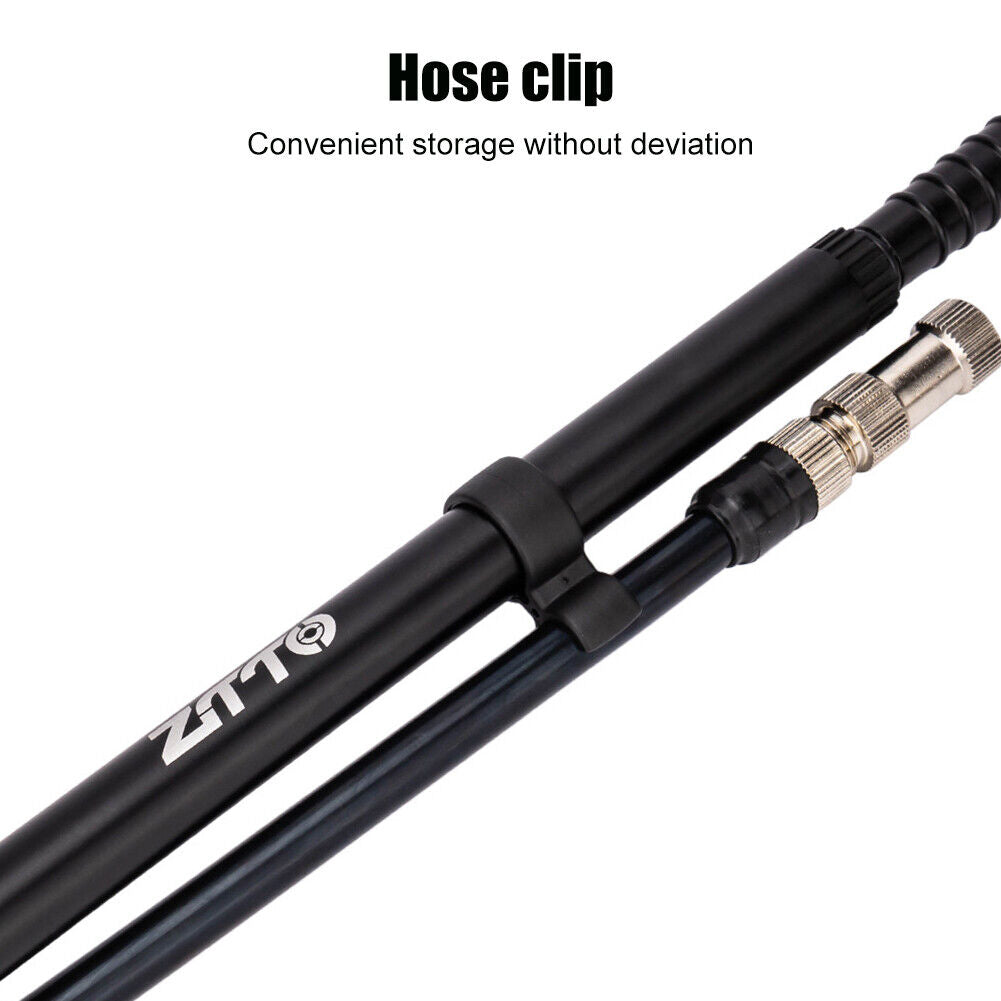 ZTTO Portable MTB Bike Air Pump with Gauge 300PSI Inflator for Front Fork