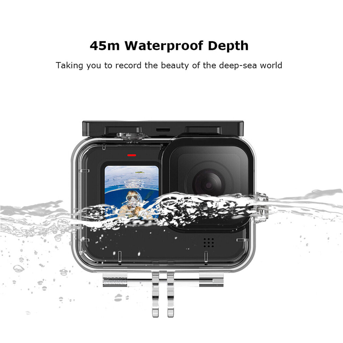 TELESIN Waterproof Camera Protective Case Shell Housing Case for GoPro Hero10/9