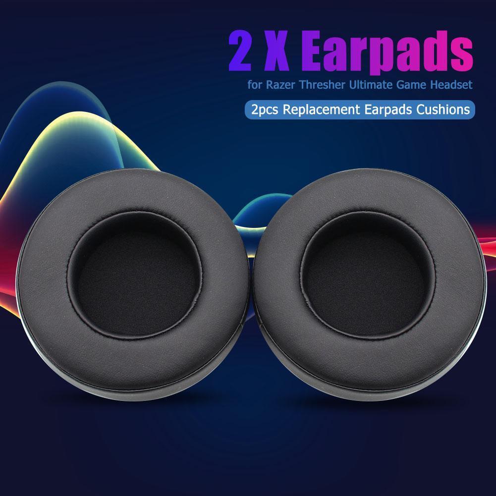 2pcs Replacement Earpads Cushions for Razer Thresher Ultimate Game Headset