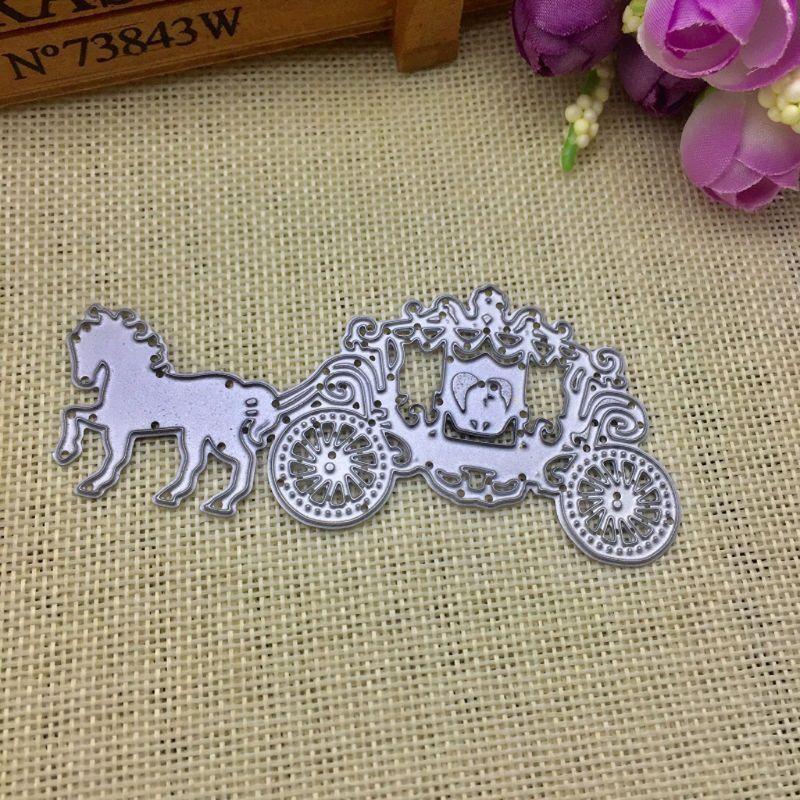 Carriage Metal Cutting Dies Stencil Scrapbooking DIY Album Stamp Paper Embossing