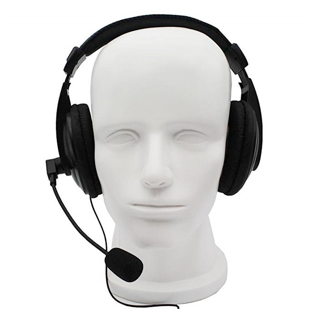 1Pack 2Pin Noise canceling Headset Headphone with PTT Mic for