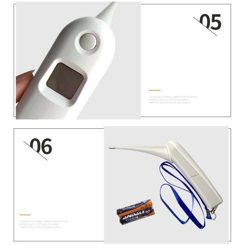 Pet Digital Thermometer Fast Rectal Thermometer for Dog Cat Pig Horse Sheep Cow