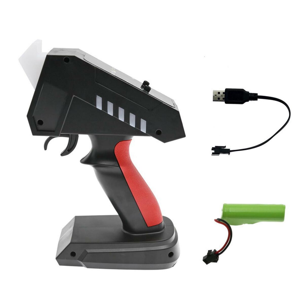 2.4GHz 4CH RC Transmitter and 3.7V 500mAh Battery for MN99 Vehicles 1:10