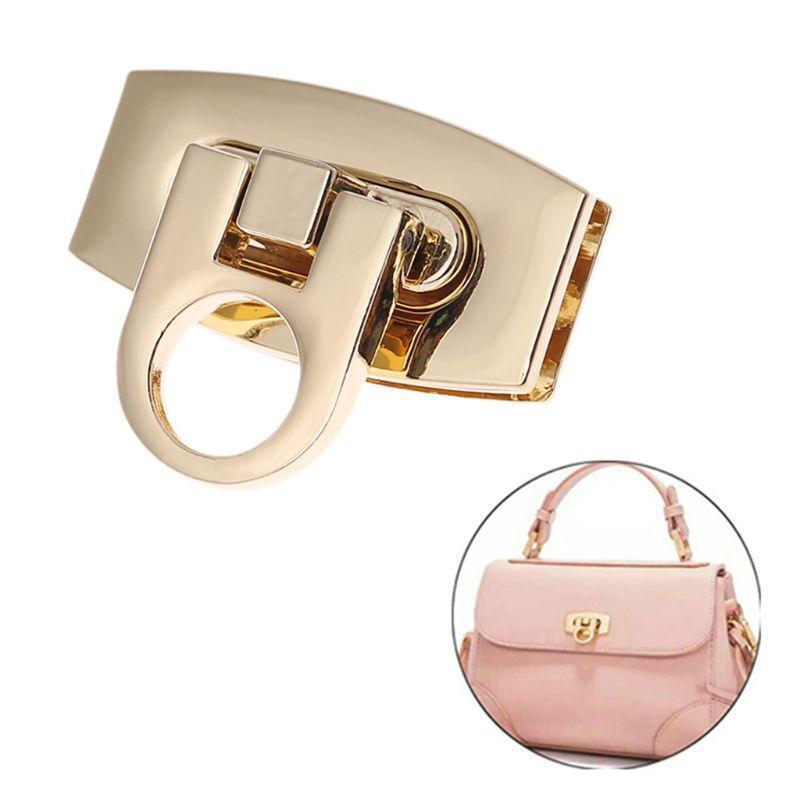 Metal Clasp Turn Lock Twist Locks for Handbag Shoulder Bag Purse Hardware DIY