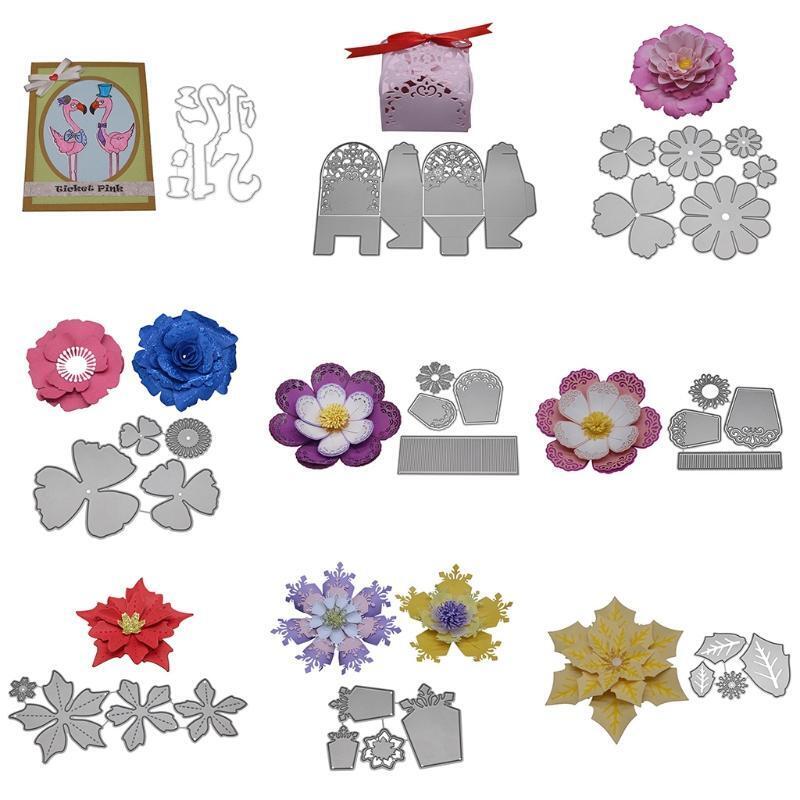 Box Cutting Dies Stencil For DIY Scrapbooking Embossing Album Paper Card Crafts