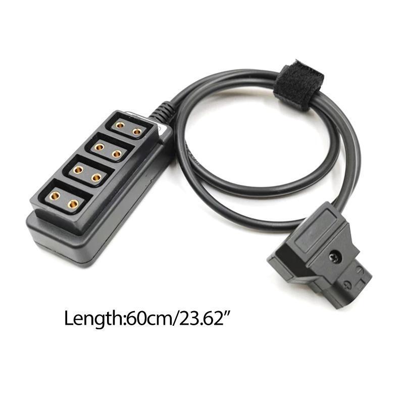 D TAP Male to 4 Port D TAP Female Splitter Power Cable Connector for Anton Cam